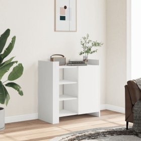 Aparador de madera de ingeniería blanco 73,5x35x75 cm de , Aparadores - Ref: Foro24-848402, Precio: 68,92 €, Descuento: %