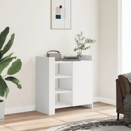 Aparador de madera de ingeniería blanco 73,5x35x75 cm de , Aparadores - Ref: Foro24-848402, Precio: 68,16 €, Descuento: %