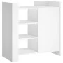 Aparador de madera de ingeniería blanco 73,5x35x75 cm de , Aparadores - Ref: Foro24-848402, Precio: 68,16 €, Descuento: %