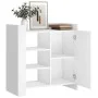 Aparador de madera de ingeniería blanco 73,5x35x75 cm de , Aparadores - Ref: Foro24-848402, Precio: 68,16 €, Descuento: %