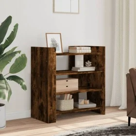 Aparador de madera de ingeniería roble ahumado 73,5x35x75 cm de , Aparadores - Ref: Foro24-848392, Precio: 54,29 €, Descuento: %