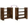 Aparador de madera de ingeniería roble ahumado 73,5x35x75 cm de , Aparadores - Ref: Foro24-848392, Precio: 55,03 €, Descuento: %