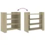 Aparador de madera de ingeniería roble Sonoma 73,5x35x75 cm de , Aparadores - Ref: Foro24-848390, Precio: 53,53 €, Descuento: %