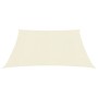 Toldo de vela crema HDPE 160 g/m² 3x3 m de vidaXL, Sombrillas - Ref: Foro24-311164, Precio: 28,46 €, Descuento: %