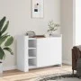 Aparador de madera de ingeniería blanco 100x35x75 cm de , Aparadores - Ref: Foro24-848409, Precio: 127,68 €, Descuento: %