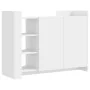 Aparador de madera de ingeniería blanco 100x35x75 cm de , Aparadores - Ref: Foro24-848409, Precio: 127,68 €, Descuento: %