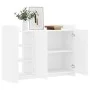 Aparador de madera de ingeniería blanco 100x35x75 cm de , Aparadores - Ref: Foro24-848409, Precio: 127,68 €, Descuento: %
