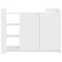 Aparador de madera de ingeniería blanco 100x35x75 cm de , Aparadores - Ref: Foro24-848409, Precio: 127,68 €, Descuento: %