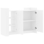Aparador de madera de ingeniería blanco 100x35x75 cm de , Aparadores - Ref: Foro24-848409, Precio: 130,44 €, Descuento: %