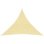 Toldo de vela HDPE beige 160 g/m² 4,5x4,5x4,5 m de vidaXL, Sombrillas - Ref: Foro24-311150, Precio: 32,94 €, Descuento: %