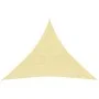 Toldo de vela HDPE beige 160 g/m² 4,5x4,5x4,5 m de vidaXL, Sombrillas - Ref: Foro24-311150, Precio: 37,03 €, Descuento: %