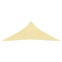 Toldo de vela HDPE beige 160 g/m² 4,5x4,5x4,5 m de vidaXL, Sombrillas - Ref: Foro24-311150, Precio: 32,94 €, Descuento: %