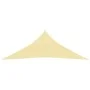 Toldo de vela HDPE beige 160 g/m² 4,5x4,5x4,5 m de vidaXL, Sombrillas - Ref: Foro24-311150, Precio: 37,03 €, Descuento: %