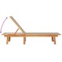 Tumbonas 2 unidades madera maciza de acacia y textileno taupe de , Tumbonas - Ref: Foro24-3279251, Precio: 338,61 €, Descuent...