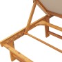 Tumbonas 2 unidades madera maciza de acacia y textileno taupe de , Tumbonas - Ref: Foro24-3279251, Precio: 338,61 €, Descuent...