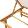 Tumbonas 2 uds con mesa madera maciza acacia y textileno gris de , Tumbonas - Ref: Foro24-3279253, Precio: 352,34 €, Descuent...