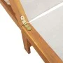 Tumbonas 2 uds con mesa madera maciza acacia y textileno gris de , Tumbonas - Ref: Foro24-3279253, Precio: 352,34 €, Descuent...