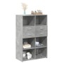 Aparador de madera de ingeniería gris 80x42,5x124 cm de , Aparadores - Ref: Foro24-3281388, Precio: 124,05 €, Descuento: %