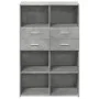 Aparador de madera de ingeniería gris 80x42,5x124 cm de , Aparadores - Ref: Foro24-3281388, Precio: 122,60 €, Descuento: %