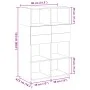 Aparador de madera de ingeniería gris 80x42,5x124 cm de , Aparadores - Ref: Foro24-3281388, Precio: 122,60 €, Descuento: %