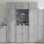 Aparador alto madera de ingeniería gris Sonoma 70x42,5x185 cm de , Aparadores - Ref: Foro24-3281376, Precio: 172,61 €, Descue...