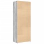 Aparador alto madera de ingeniería gris Sonoma 70x42,5x185 cm de , Aparadores - Ref: Foro24-3281376, Precio: 172,61 €, Descue...
