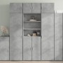 Aparador alto madera de ingeniería gris hormigón 70x42,5x185 cm de , Aparadores - Ref: Foro24-3281374, Precio: 165,10 €, Desc...