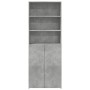 Aparador alto madera de ingeniería gris hormigón 70x42,5x185 cm de , Aparadores - Ref: Foro24-3281374, Precio: 165,10 €, Desc...