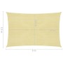 Toldo de vela beige HDPE 160 g/m² 2,5x3 m de vidaXL, Sombrillas - Ref: Foro24-311122, Precio: 22,81 €, Descuento: %