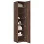 Aparador de madera de ingeniería marrón roble 40x42,5x185 cm de , Aparadores - Ref: Foro24-3281405, Precio: 141,04 €, Descuen...