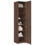 Aparador de madera de ingeniería marrón roble 40x42,5x185 cm de , Aparadores - Ref: Foro24-3281405, Precio: 143,12 €, Descuen...