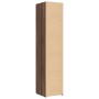 Aparador de madera de ingeniería marrón roble 40x42,5x185 cm de , Aparadores - Ref: Foro24-3281405, Precio: 143,12 €, Descuen...
