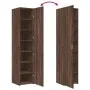 Aparador de madera de ingeniería marrón roble 40x42,5x185 cm de , Aparadores - Ref: Foro24-3281405, Precio: 141,04 €, Descuen...