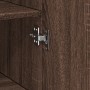 Aparador de madera de ingeniería marrón roble 40x42,5x185 cm de , Aparadores - Ref: Foro24-3281405, Precio: 143,12 €, Descuen...