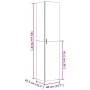 Aparador de madera de ingeniería marrón roble 40x42,5x185 cm de , Aparadores - Ref: Foro24-3281405, Precio: 141,04 €, Descuen...