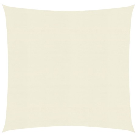 Toldo de vela crema HDPE 160 g/m² 2,5x2,5 m de vidaXL, Sombrillas - Ref: Foro24-311163, Precio: 23,96 €, Descuento: %