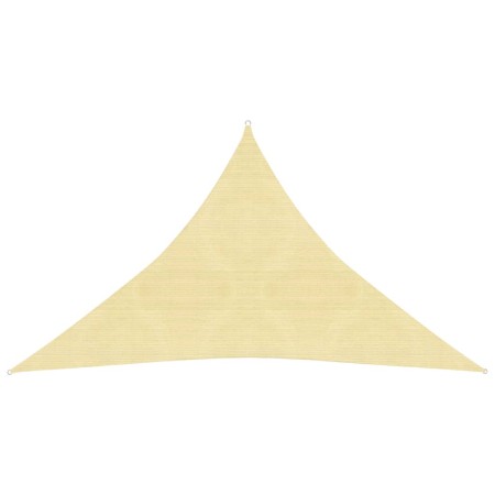 Toldo de vela beige HDPE 160 g/m² 3x3x4,2 m de vidaXL, Sombrillas - Ref: Foro24-311144, Precio: 18,84 €, Descuento: %