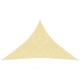 Toldo de vela beige HDPE 160 g/m² 3x3x4,2 m de vidaXL, Sombrillas - Ref: Foro24-311144, Precio: 18,84 €, Descuento: %