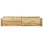 Jardinera para verduras madera pino impregnada 197x100x40cm de vidaXL, Maceteros y jardineras - Ref: Foro24-43345, Precio: 10...