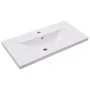 Set de mueble de baño 2 piezas cerámica y madera de ingeniería de , Tocadores de baño - Ref: Foro24-3307659, Precio: 200,17 €...