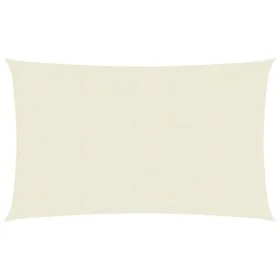 Toldo de vela crema HDPE 160 g/m² 2,5x4,5 m de vidaXL, Sombrillas - Ref: Foro24-311180, Precio: 31,42 €, Descuento: %