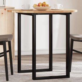 Tablero de mesa redondo madera maciza de acacia Ø80x2 cm de , Tableros para mesas - Ref: Foro24-4008698, Precio: 78,46 €, Des...