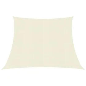 Toldo de vela HDPE color crema 160 g/m² 4/5x3 m de vidaXL, Sombrillas - Ref: Foro24-311215, Precio: 35,85 €, Descuento: %