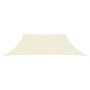 Toldo de vela HDPE color crema 160 g/m² 4/5x3 m de vidaXL, Sombrillas - Ref: Foro24-311215, Precio: 36,40 €, Descuento: %