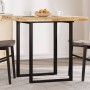 Tablero de mesa cuadrado madera maciza acacia 80x80x4 cm de , Tableros para mesas - Ref: Foro24-4008716, Precio: 129,43 €, De...