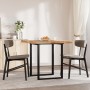 Tablero de mesa cuadrado madera maciza acacia 80x80x4 cm de , Tableros para mesas - Ref: Foro24-4008728, Precio: 133,51 €, De...