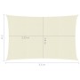 Toldo de vela crema HDPE 160 g/m² 2x3,5 m de vidaXL, Sombrillas - Ref: Foro24-311173, Precio: 28,71 €, Descuento: %