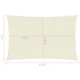 Toldo de vela crema HDPE 160 g/m² 2x3,5 m de vidaXL, Sombrillas - Ref: Foro24-311173, Precio: 24,60 €, Descuento: %