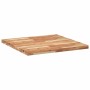 Tablero de mesa cuadrado madera maciza acacia 80x80x4 cm de , Tableros para mesas - Ref: Foro24-4008728, Precio: 133,51 €, De...
