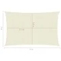 Toldo de vela crema HDPE 160 g/m² 2x3 m de vidaXL, Sombrillas - Ref: Foro24-311172, Precio: 23,22 €, Descuento: %